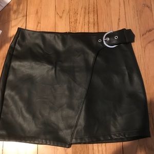 Express Leather Skirt